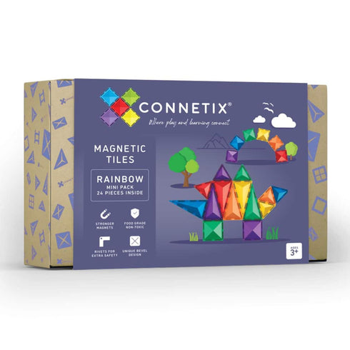 CONNETIX - 24 Piece Rainbow Mini Pack